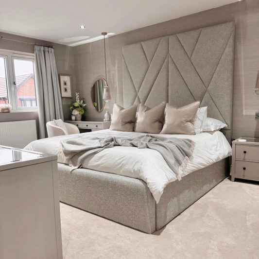 Roma High Headboard Bed Frame