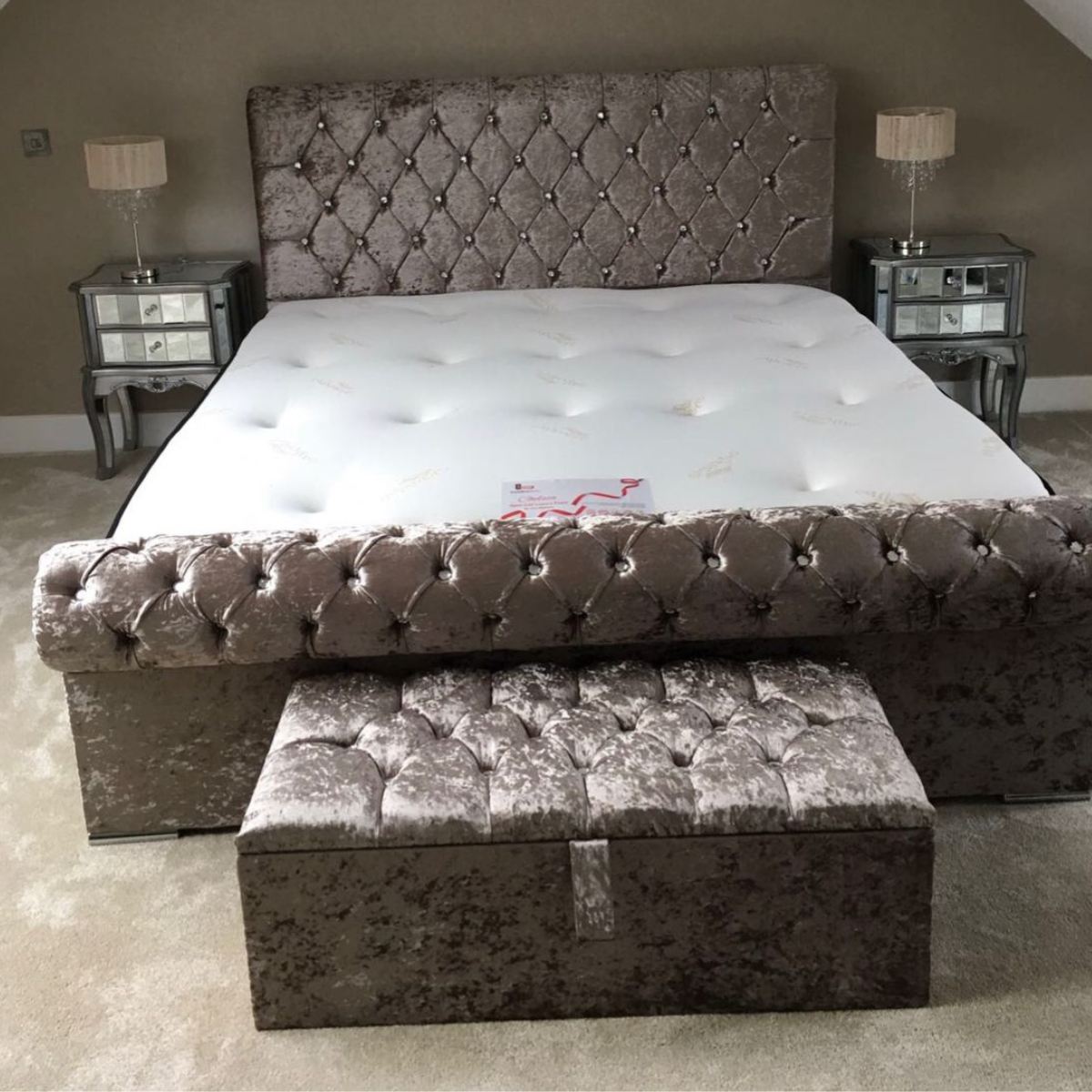 Chesterfield Bed Frame – Mattress Kingdom